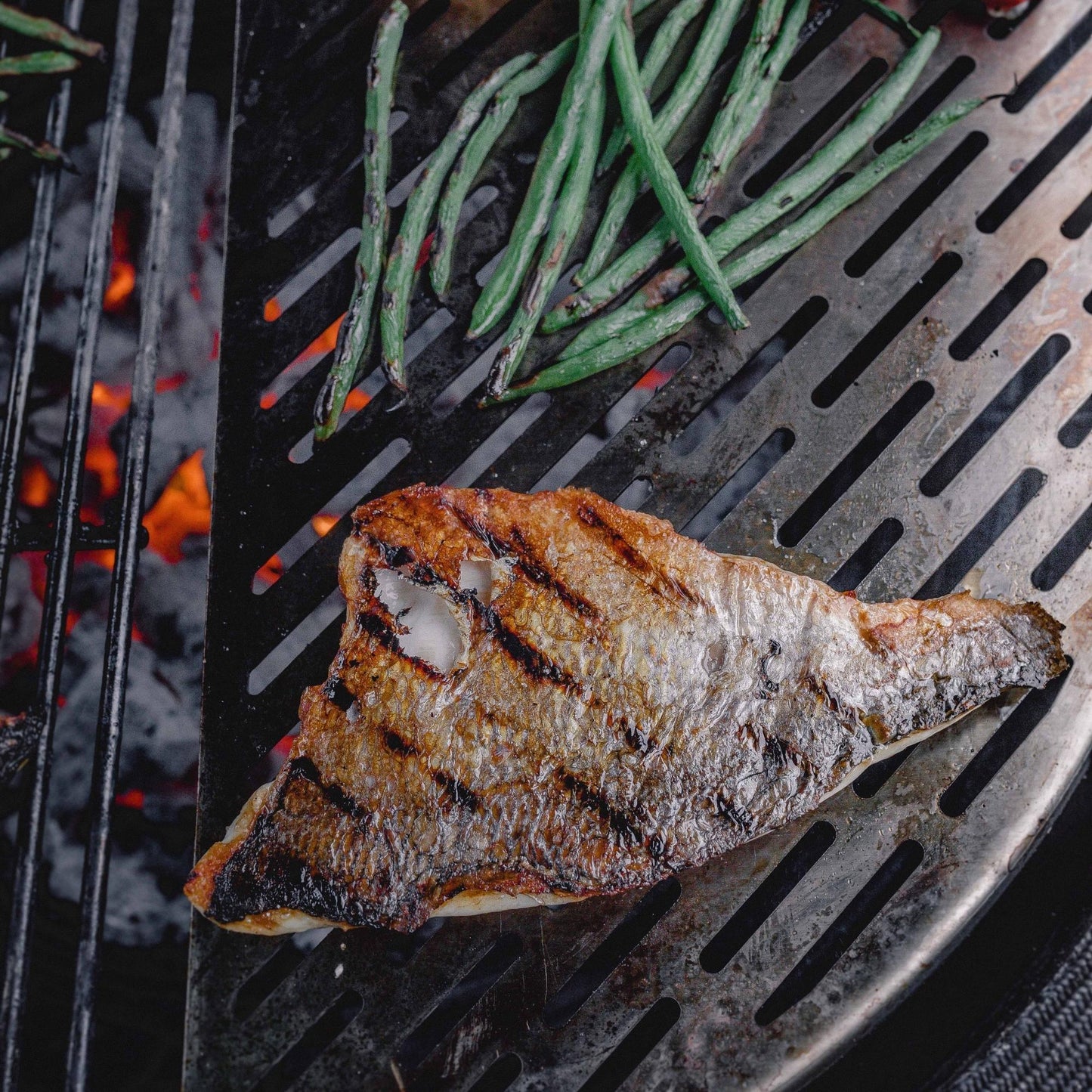 Half-Moon Fish and Vegetable Grate